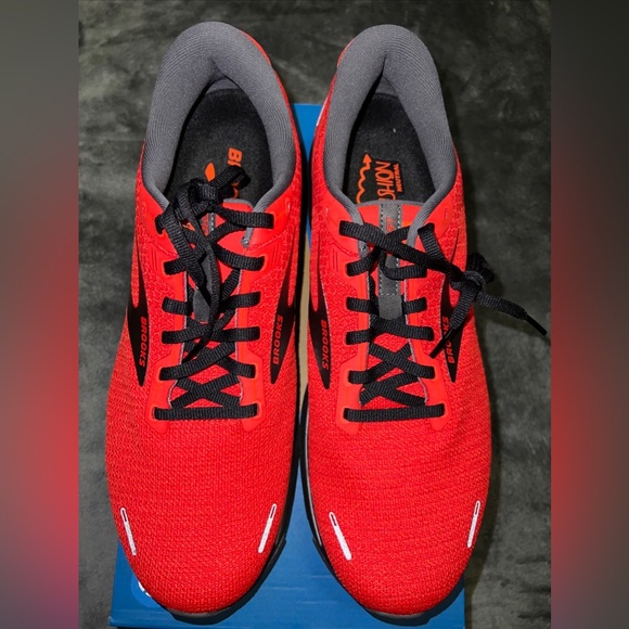 Size 12 Brooks Men's Ghost 14 Running Shoes - RED - Picture 7 of 13